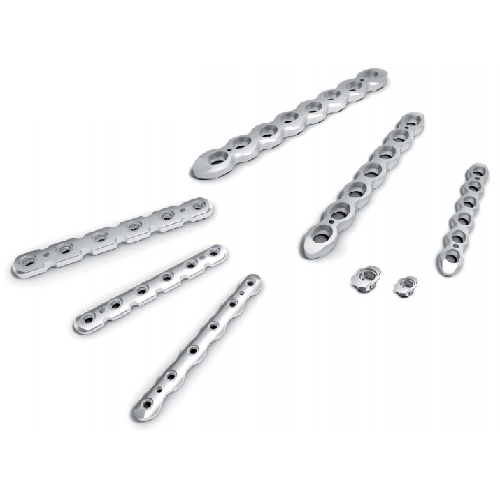 AxSOS Small & Basic Fragment Systems | The conventional SPS Small and Basic Fragment Sets are standard plating systems which offer a broad range of
plates and screws to treat a variety of indications.