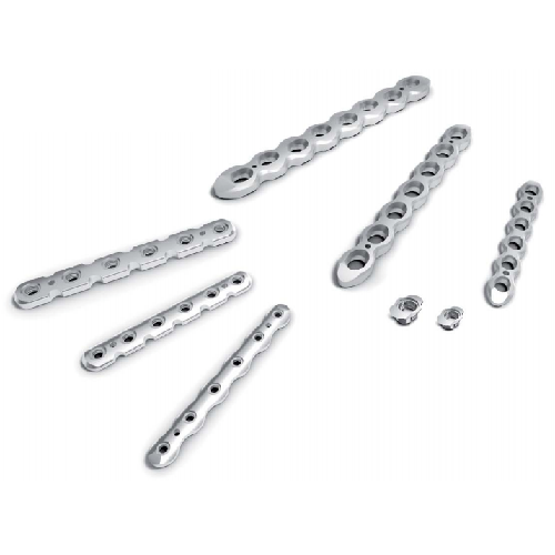 AxSOS Small & Basic Fragment Systems | The conventional SPS Small and Basic Fragment Sets are standard plating systems which offer a broad range of
plates and screws to treat a variety of indications.