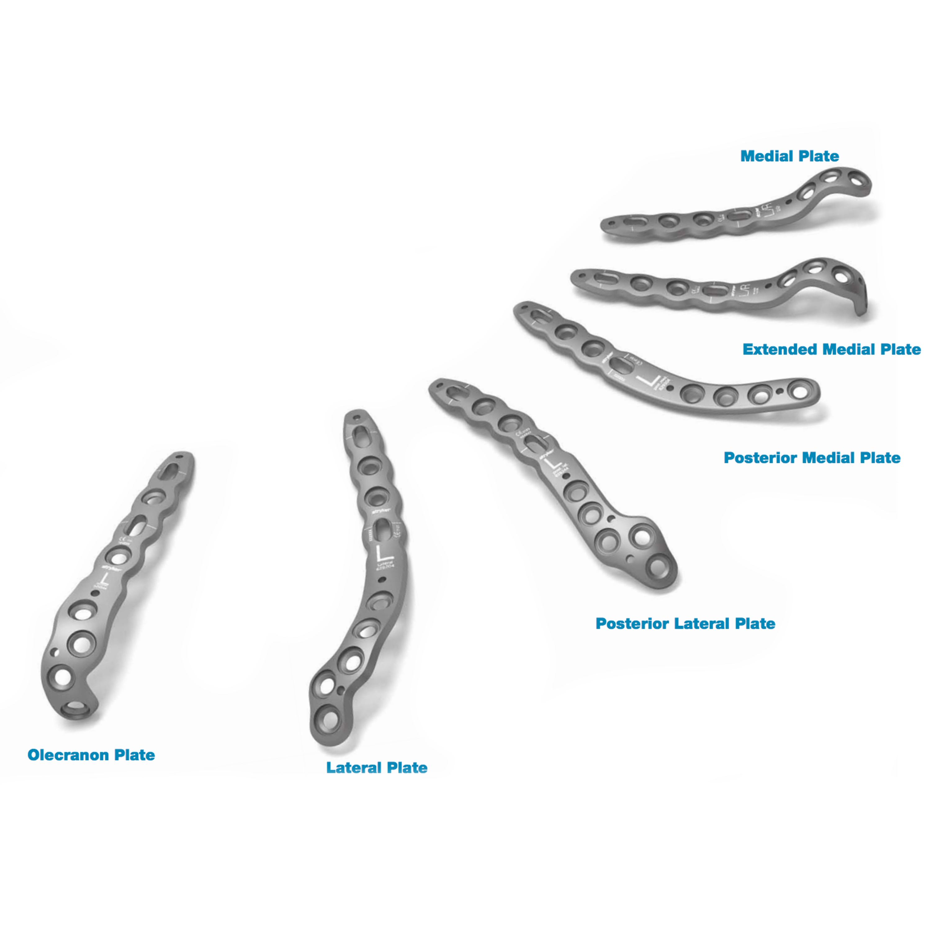 VariAx Elbow Locking Plate System | The VariAx Elbow Locking Plate System is an anatomically shaped, variable angled, locking plate system, designed to meet the requirements of challenging distal humeral and proximal ulnar fractures.